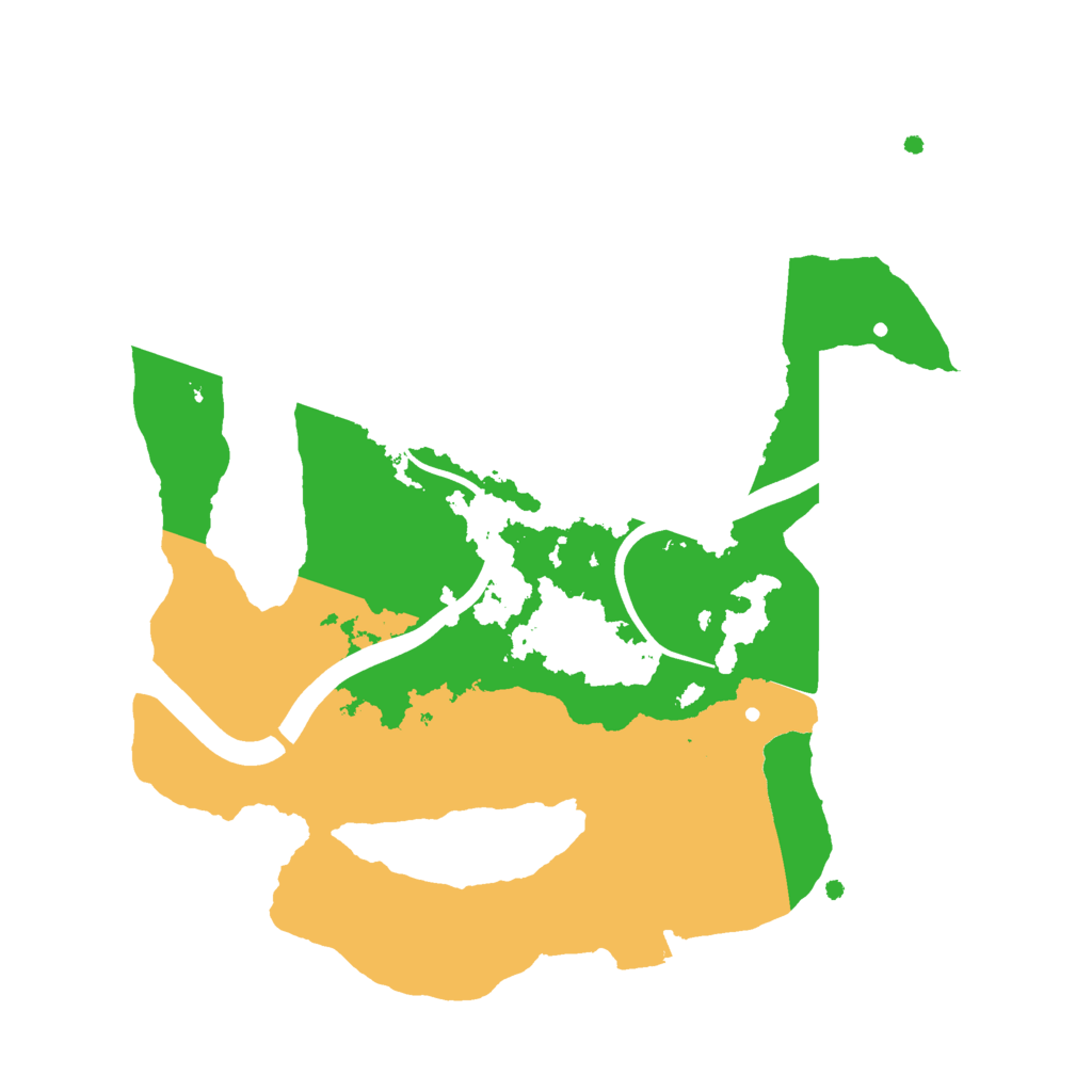 Biome Rust Map: Procedural Map, Size: 2300, Seed: 492384779