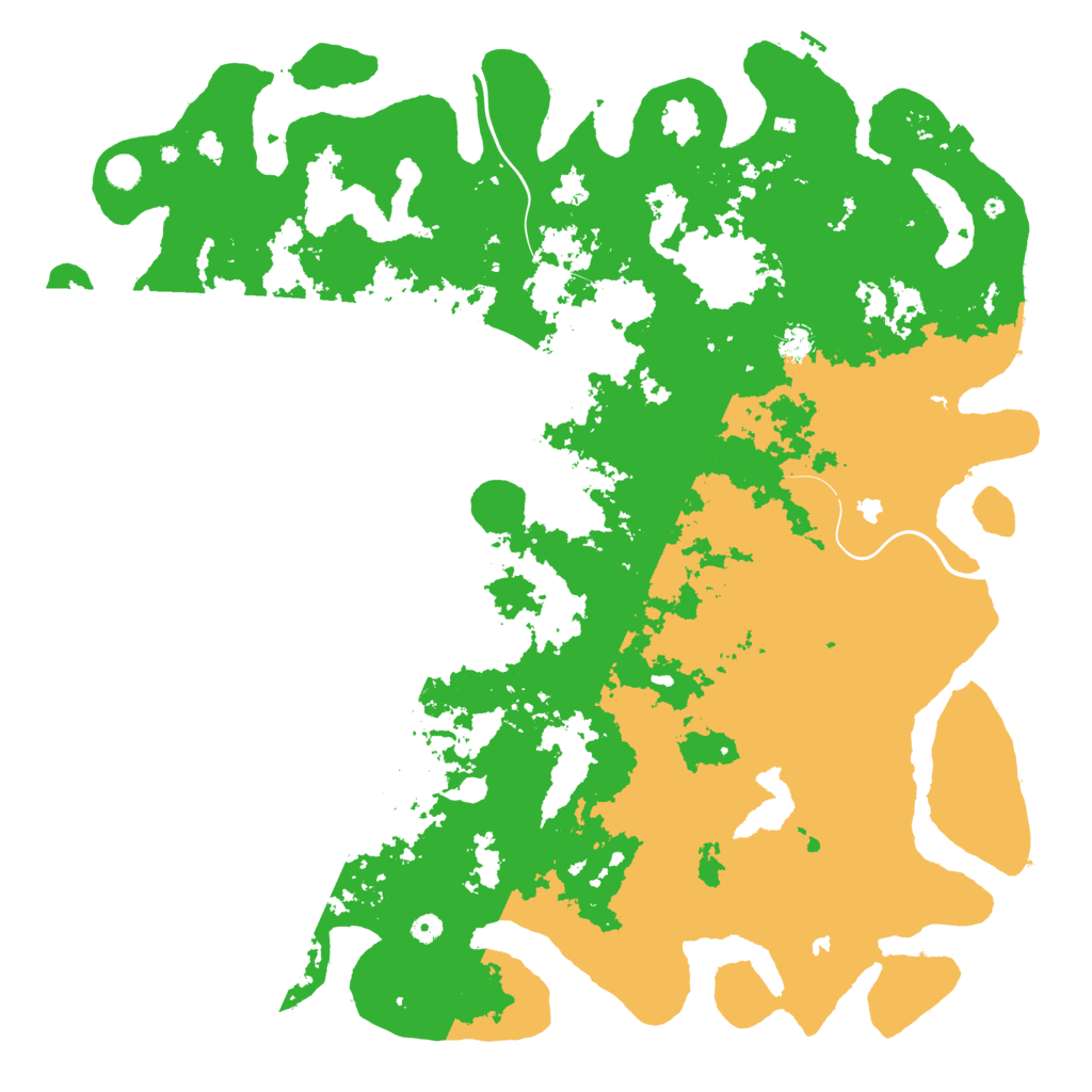 Biome Rust Map: Procedural Map, Size: 5500, Seed: 2064383762