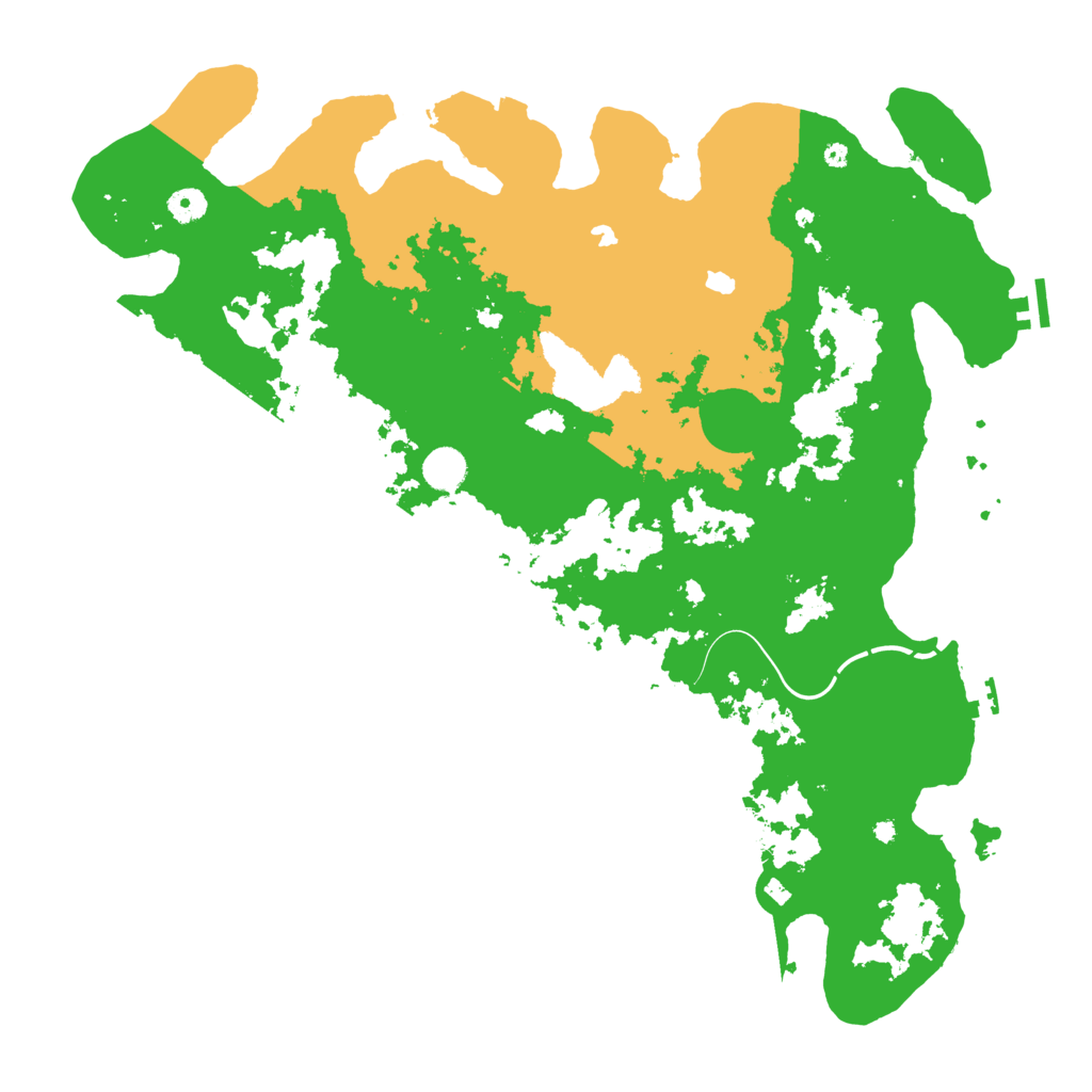 Biome Rust Map: Procedural Map, Size: 4500, Seed: 1267645888