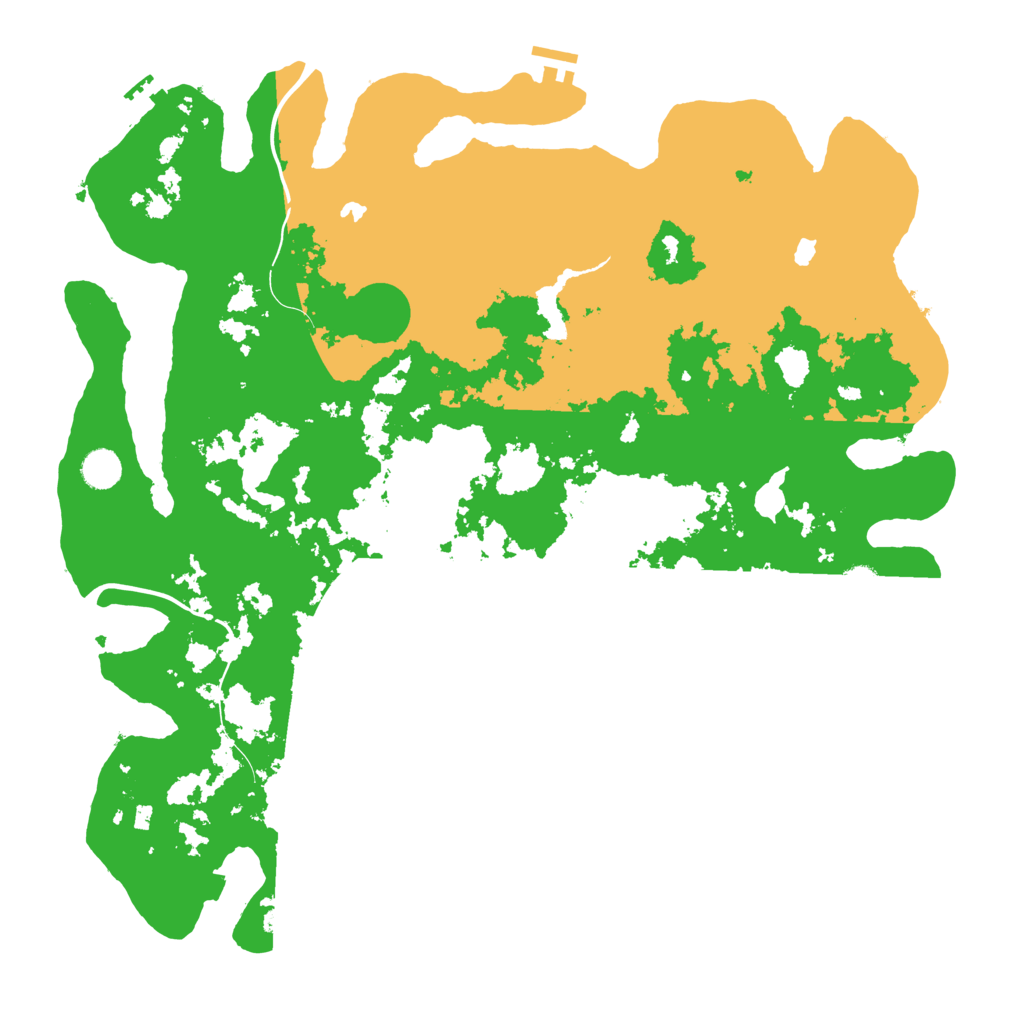 Biome Rust Map: Procedural Map, Size: 4500, Seed: 1693227753