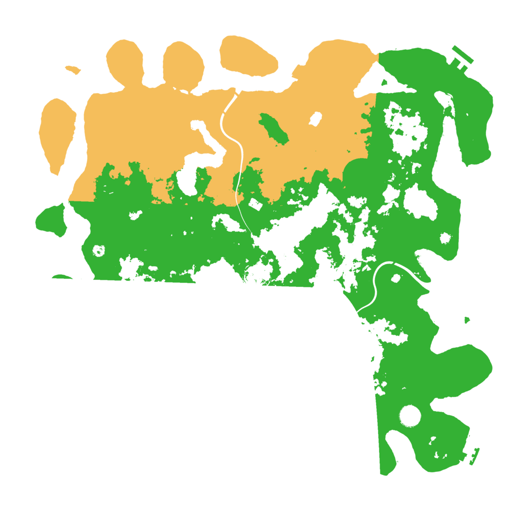 Biome Rust Map: Procedural Map, Size: 4250, Seed: 100050