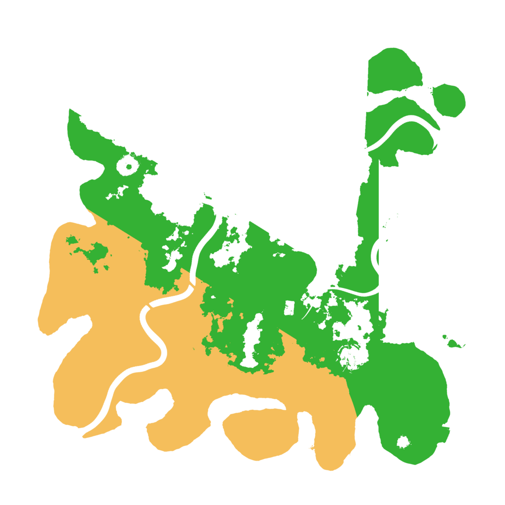 Biome Rust Map: Procedural Map, Size: 3698, Seed: 4518104