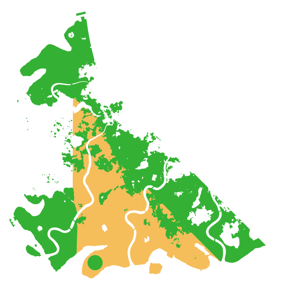 Biome Rust Map: Procedural Map, Size: 5100, Seed: 887638590