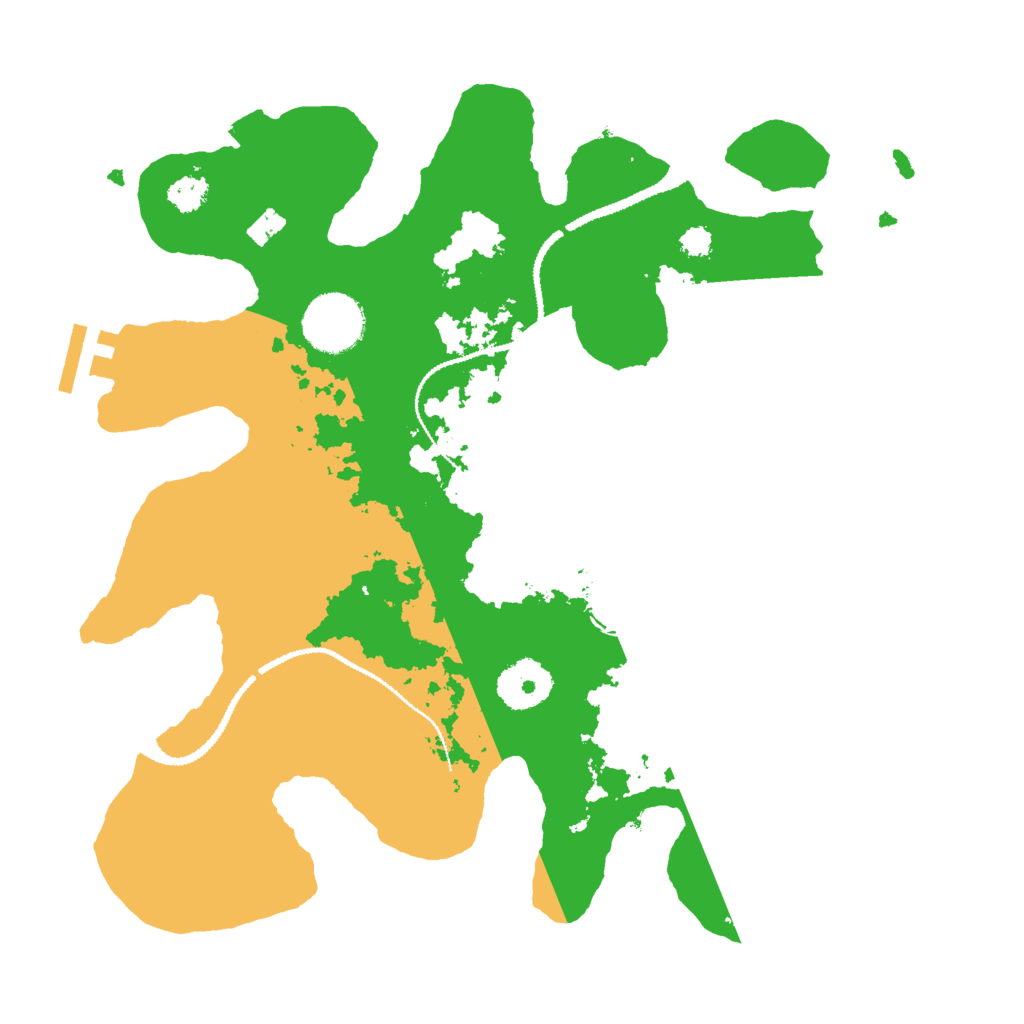 Biome Rust Map: Procedural Map, Size: 3000, Seed: 96799