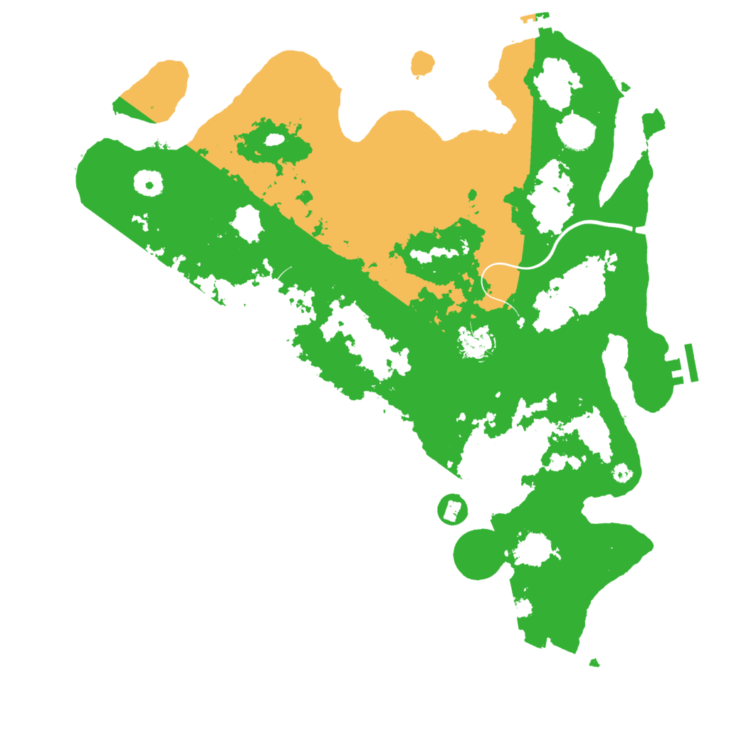 Biome Rust Map: Procedural Map, Size: 3850, Seed: 235165660