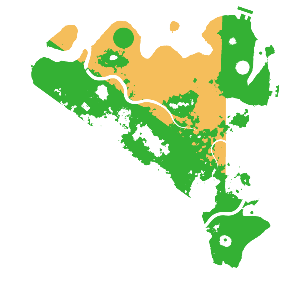 Biome Rust Map: Procedural Map, Size: 3850, Seed: 235165660