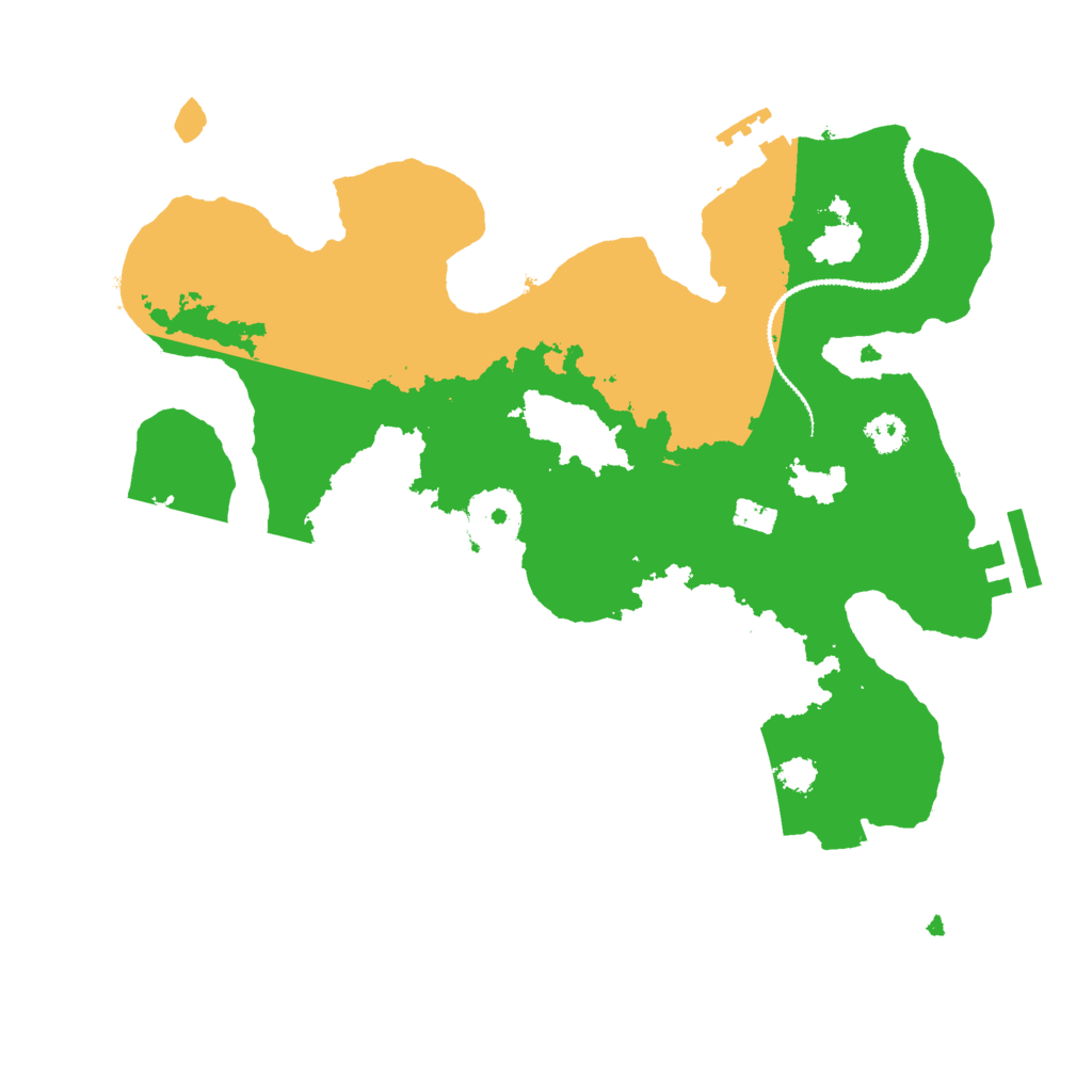 Biome Rust Map: Procedural Map, Size: 2800, Seed: 86799