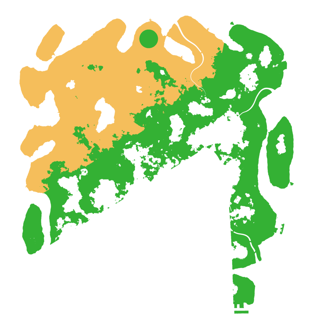 Biome Rust Map: Procedural Map, Size: 4500, Seed: 1698135445