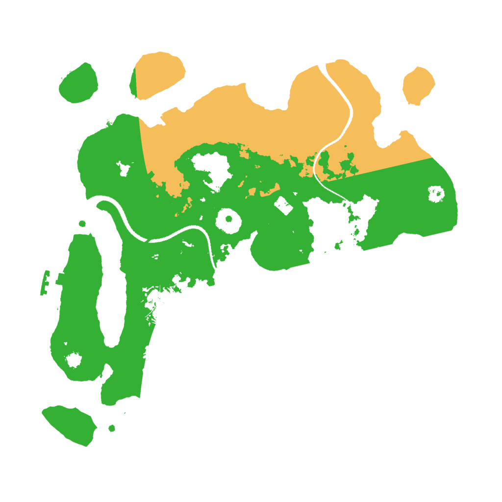 Biome Rust Map: Procedural Map, Size: 3000, Seed: 59845
