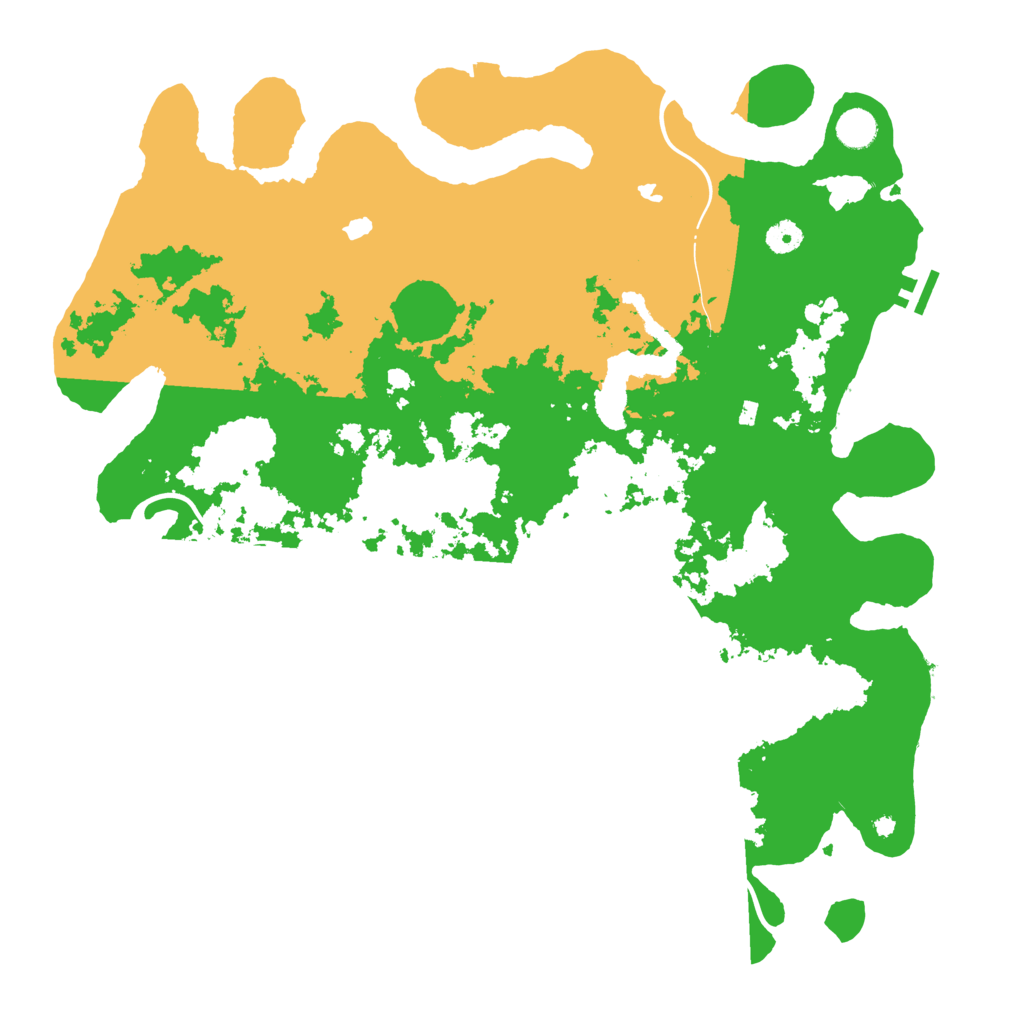 Biome Rust Map: Procedural Map, Size: 4500, Seed: 314519231