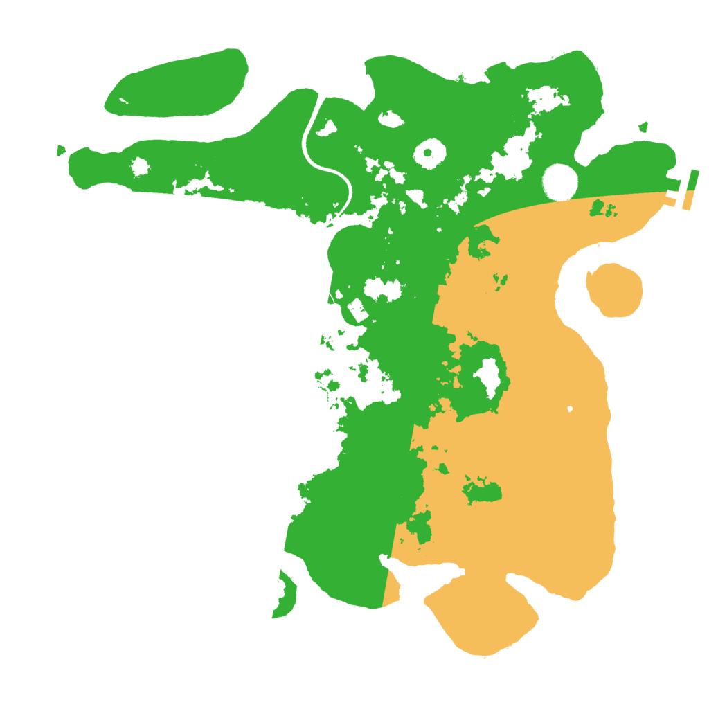 Biome Rust Map: Procedural Map, Size: 3500, Seed: 1739400341