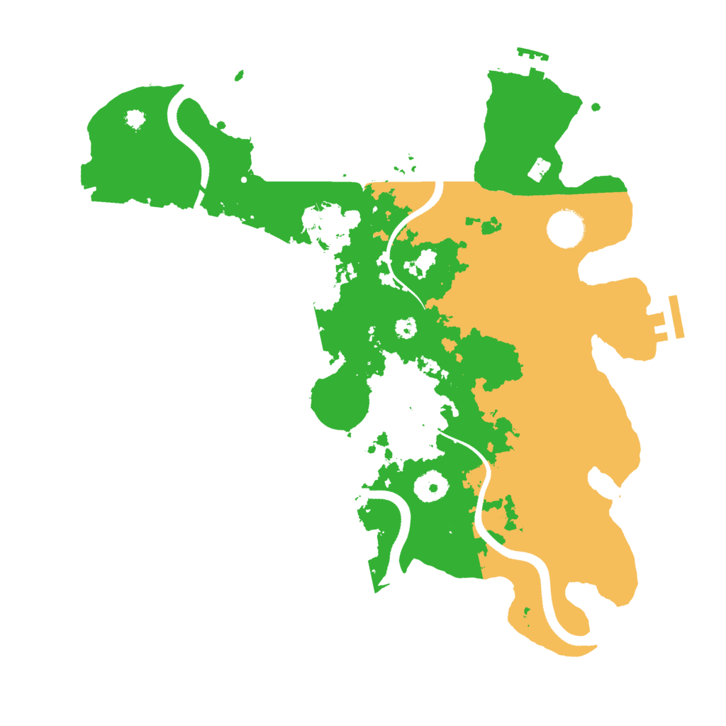 Biome Rust Map: Procedural Map, Size: 3400, Seed: 779699744