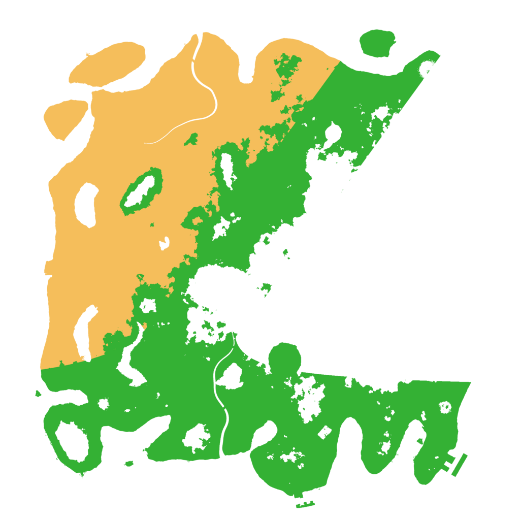 Biome Rust Map: Procedural Map, Size: 4250, Seed: 234637378