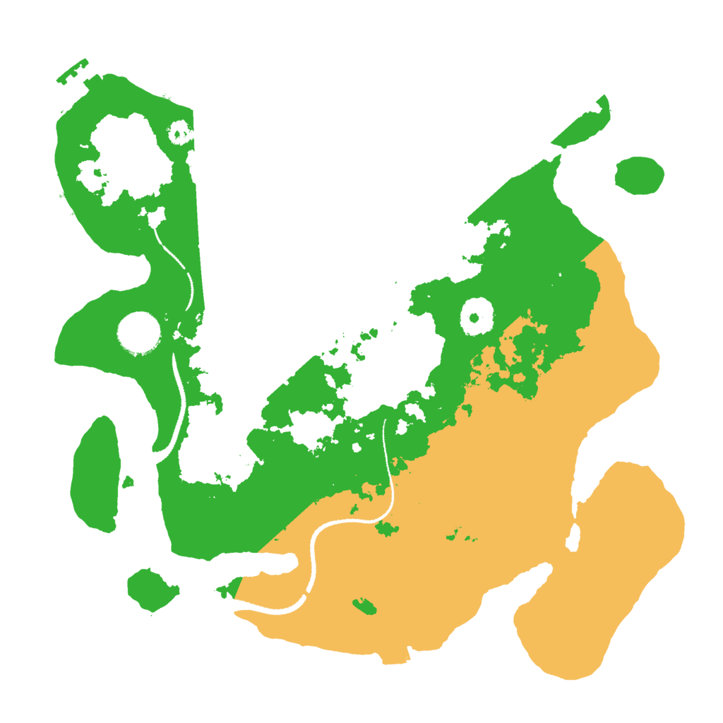 Biome Rust Map: Procedural Map, Size: 3000, Seed: 531527763