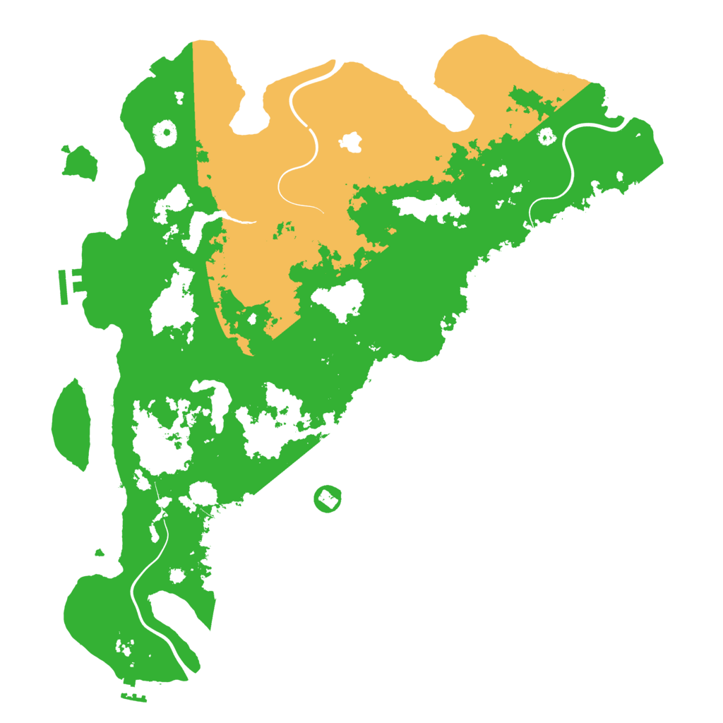 Biome Rust Map: Procedural Map, Size: 4200, Seed: 801515697