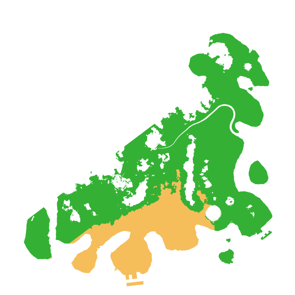 Biome Rust Map: Procedural Map, Size: 3500, Seed: 1549062883