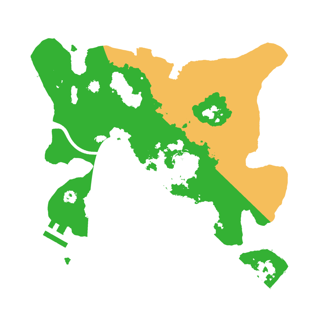 Biome Rust Map: Procedural Map, Size: 2500, Seed: 756462