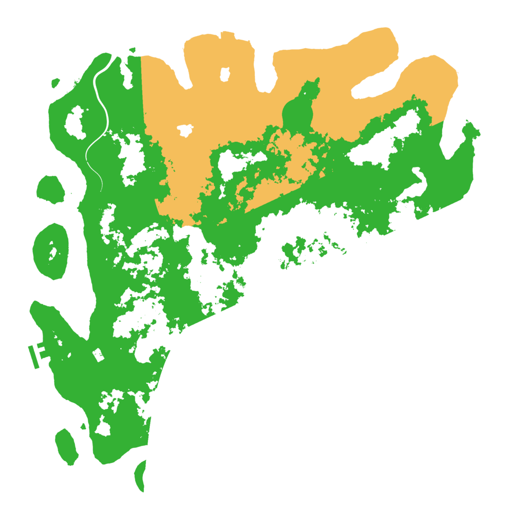Biome Rust Map: Procedural Map, Size: 4500, Seed: 1591502765