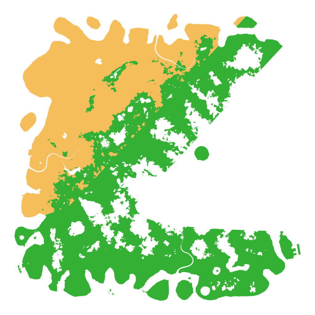 Biome Rust Map: Procedural Map, Size: 6000, Seed: 5789