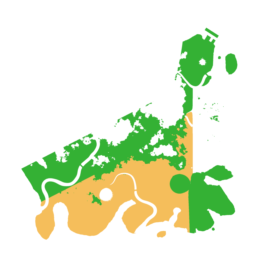 Biome Rust Map: Procedural Map, Size: 3500, Seed: 1151696581