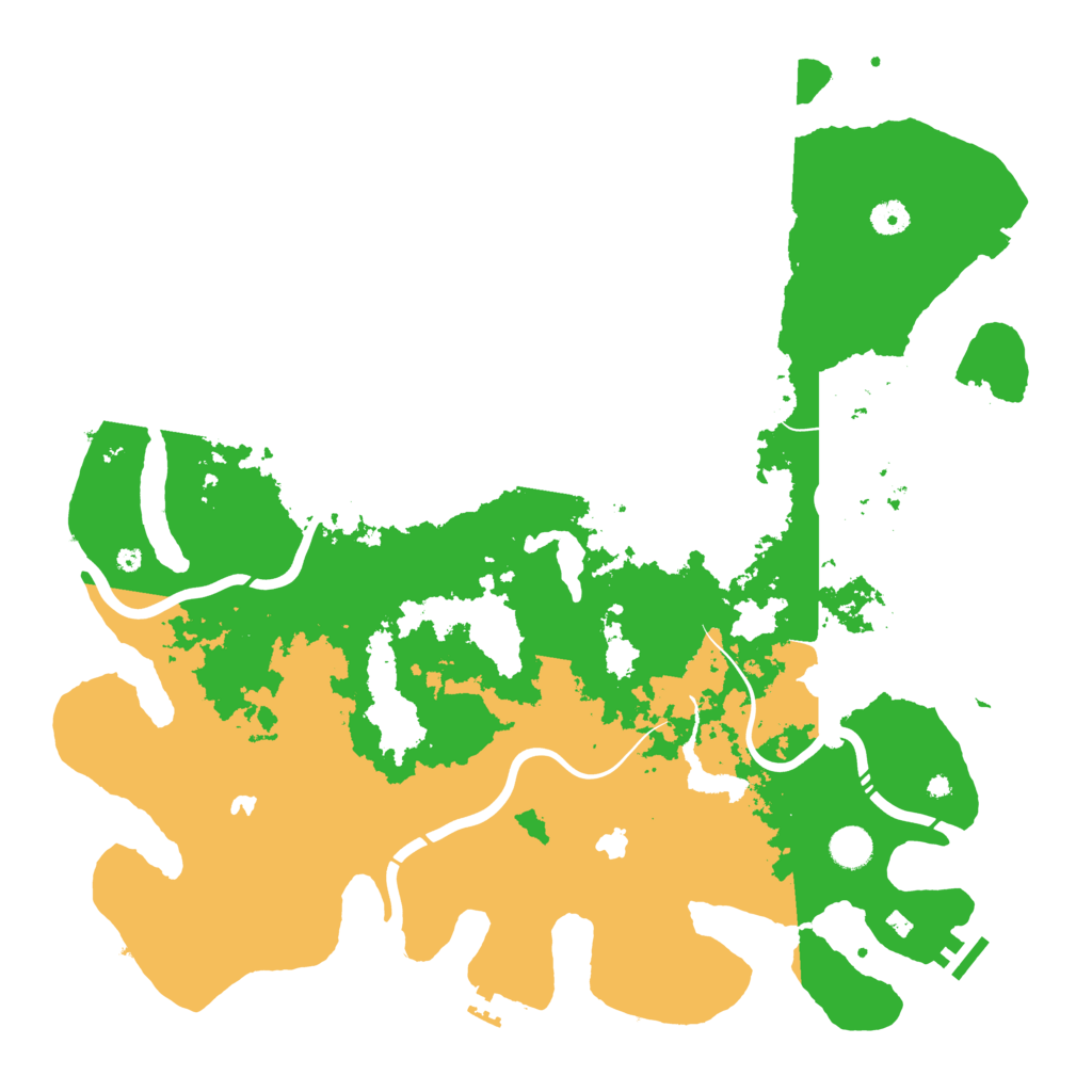 Biome Rust Map: Procedural Map, Size: 4501, Seed: 1329128056