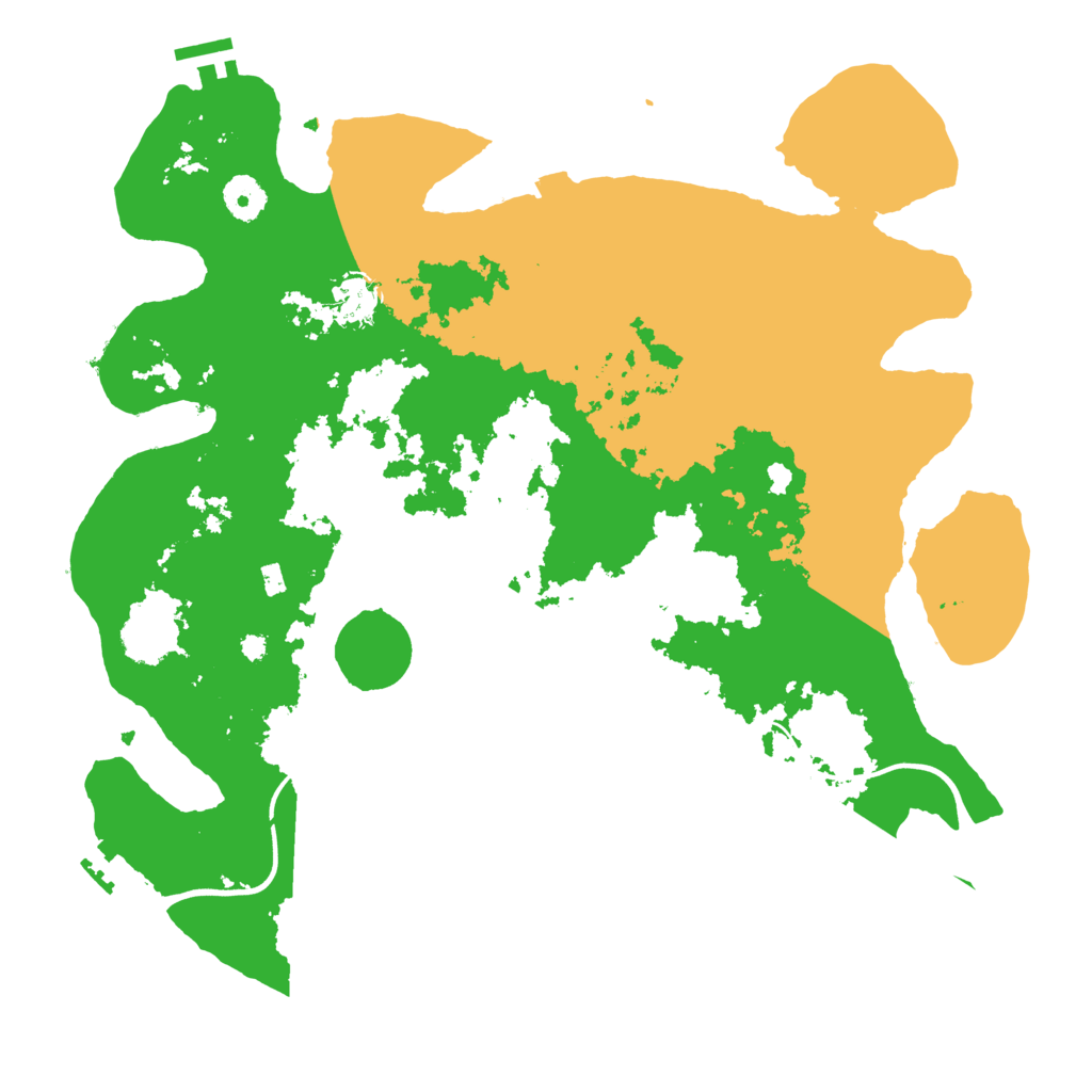 Biome Rust Map: Procedural Map, Size: 3800, Seed: 16134636