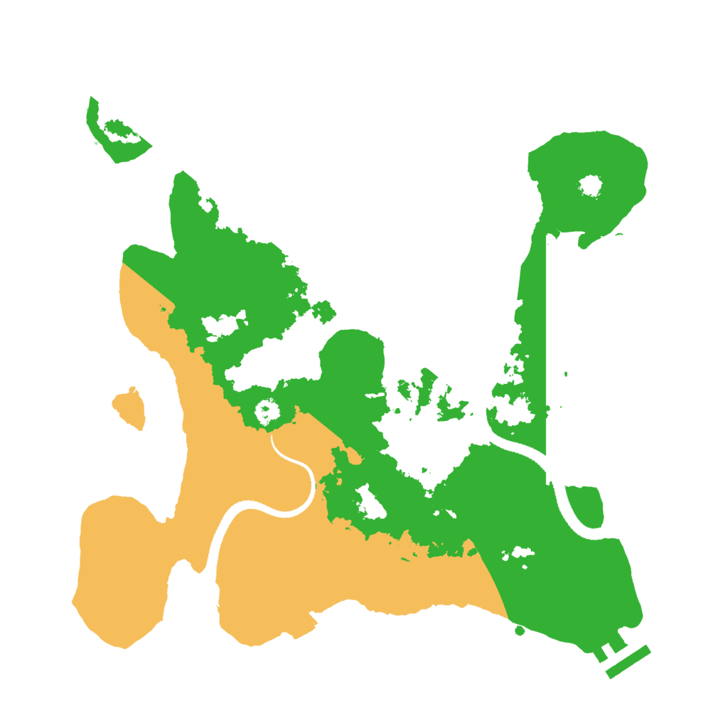 Biome Rust Map: Procedural Map, Size: 3000, Seed: 815456249