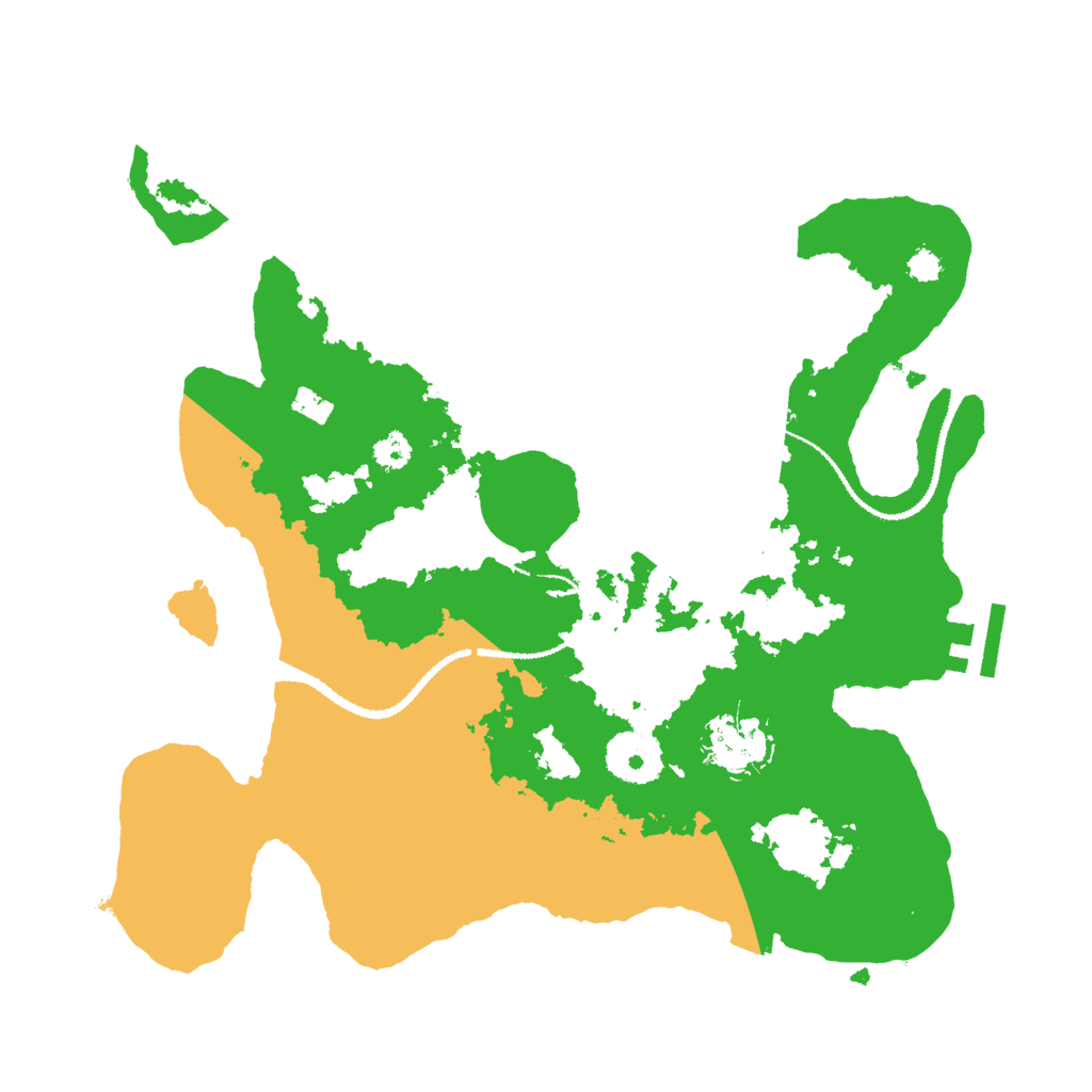 Biome Rust Map: Procedural Map, Size: 3000, Seed: 815456249