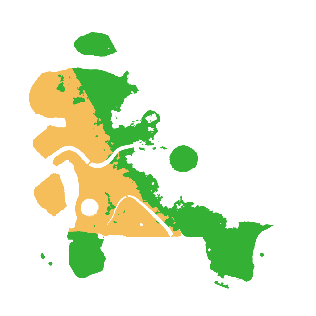 Biome Rust Map: Procedural Map, Size: 3200, Seed: 1105631175