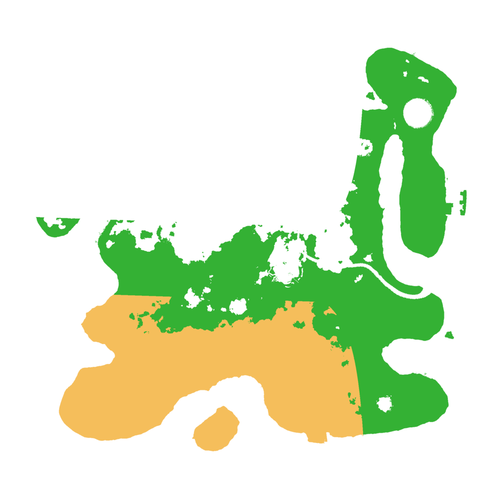 Biome Rust Map: Procedural Map, Size: 3000, Seed: 849332445