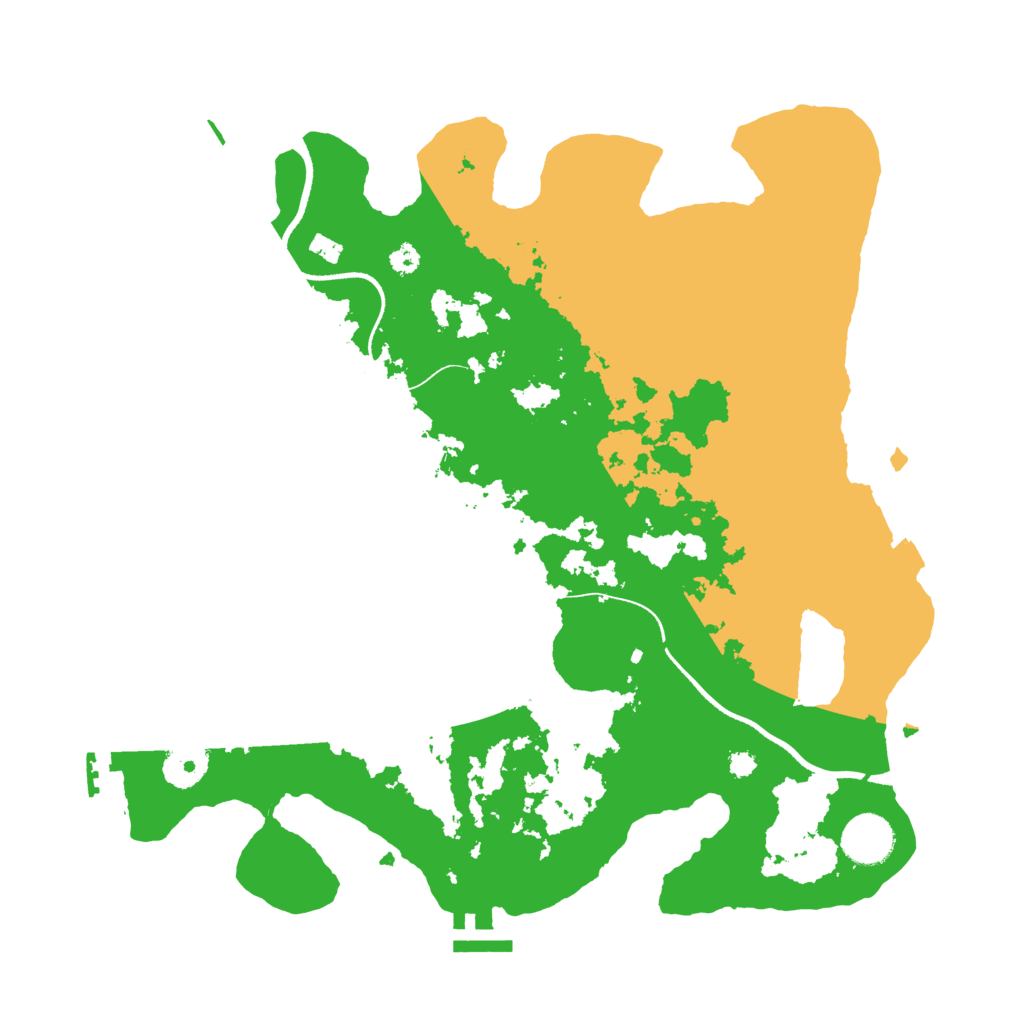 Biome Rust Map: Procedural Map, Size: 3500, Seed: 815127968