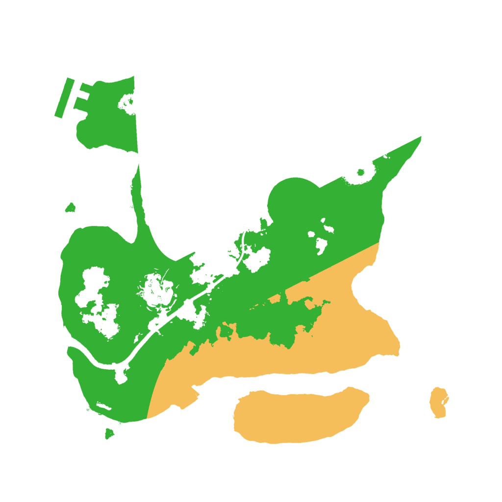 Biome Rust Map: Procedural Map, Size: 2500, Seed: 2065049260