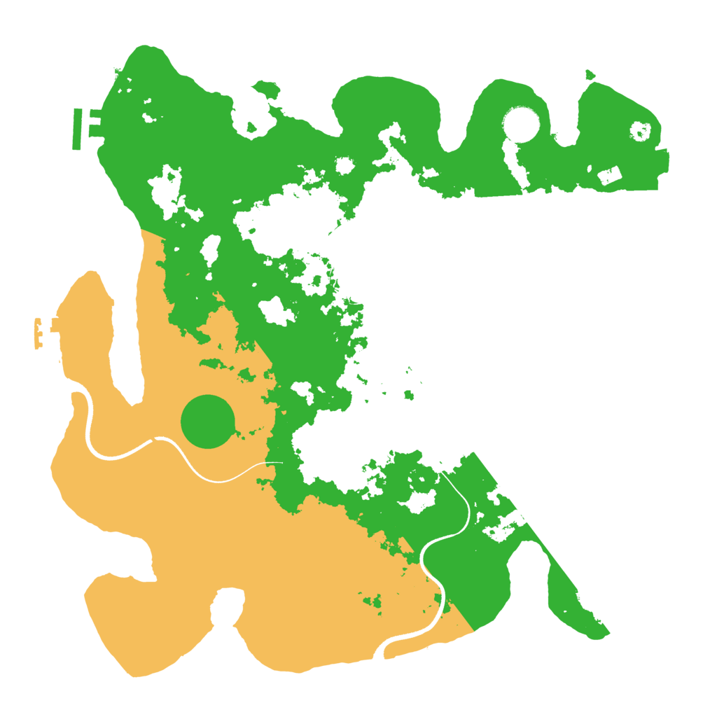 Biome Rust Map: Procedural Map, Size: 3500, Seed: 901185684