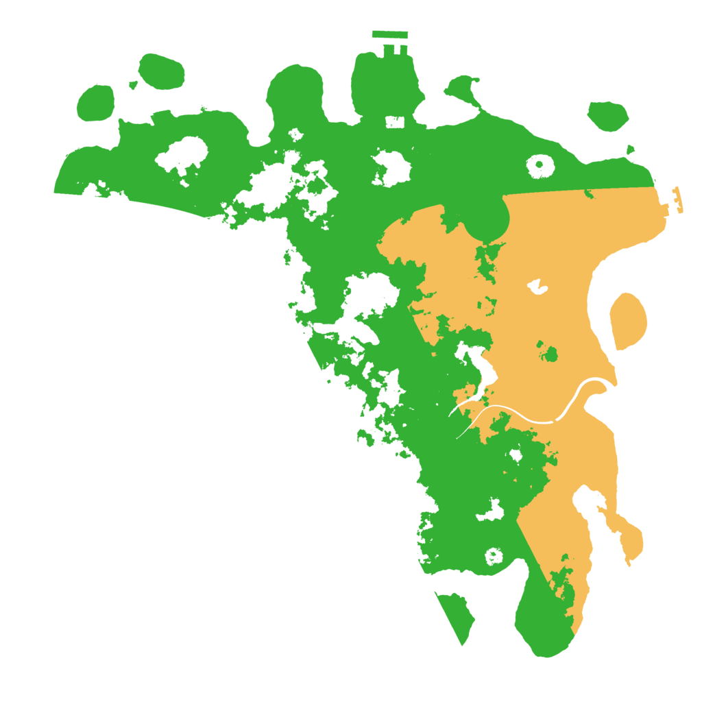 Biome Rust Map: Procedural Map, Size: 4000, Seed: 4460