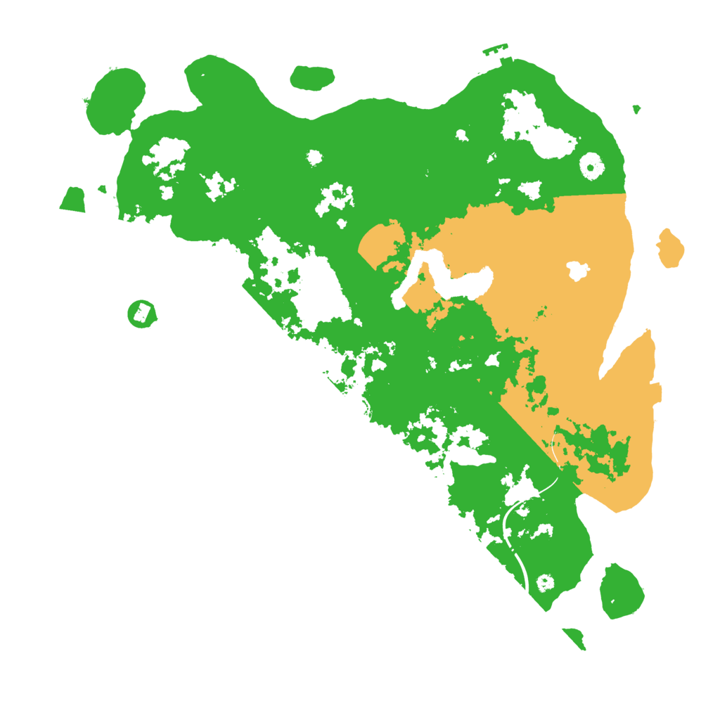 Biome Rust Map: Procedural Map, Size: 4250, Seed: 550793659