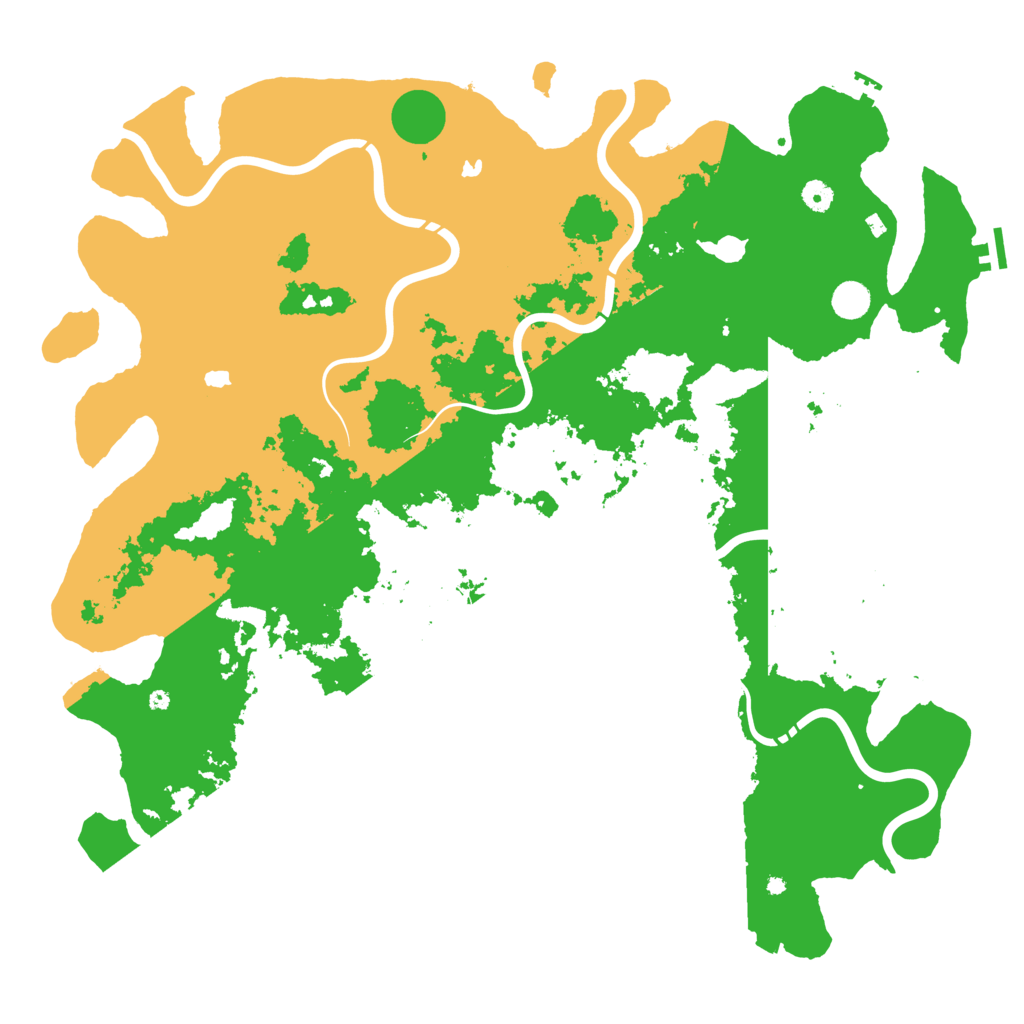 Biome Rust Map: Procedural Map, Size: 5000, Seed: 2003799163