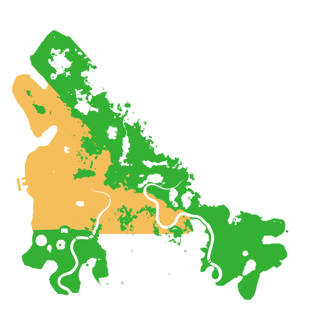 Biome Rust Map: Procedural Map, Size: 4850, Seed: 1533462501