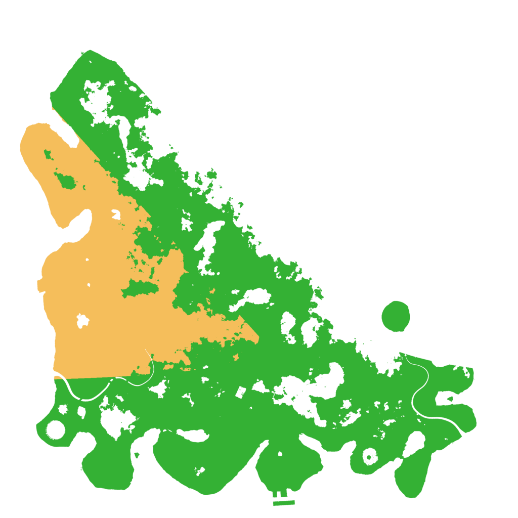 Biome Rust Map: Procedural Map, Size: 4850, Seed: 1533462501