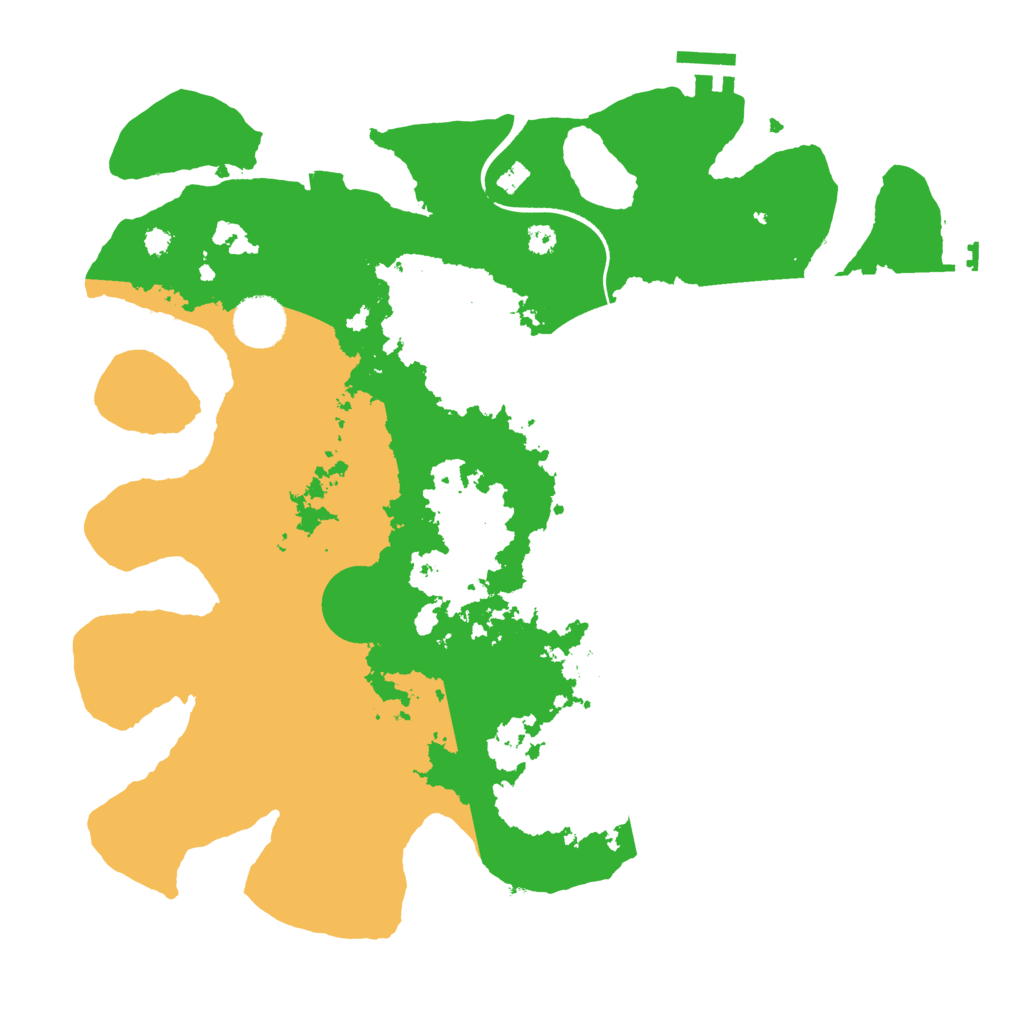 Biome Rust Map: Procedural Map, Size: 3500, Seed: 15092015