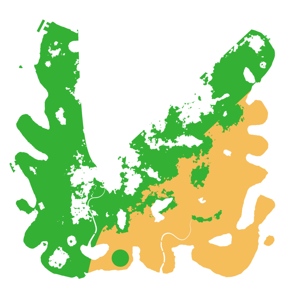 Biome Rust Map: Procedural Map, Size: 4500, Seed: 1181449378