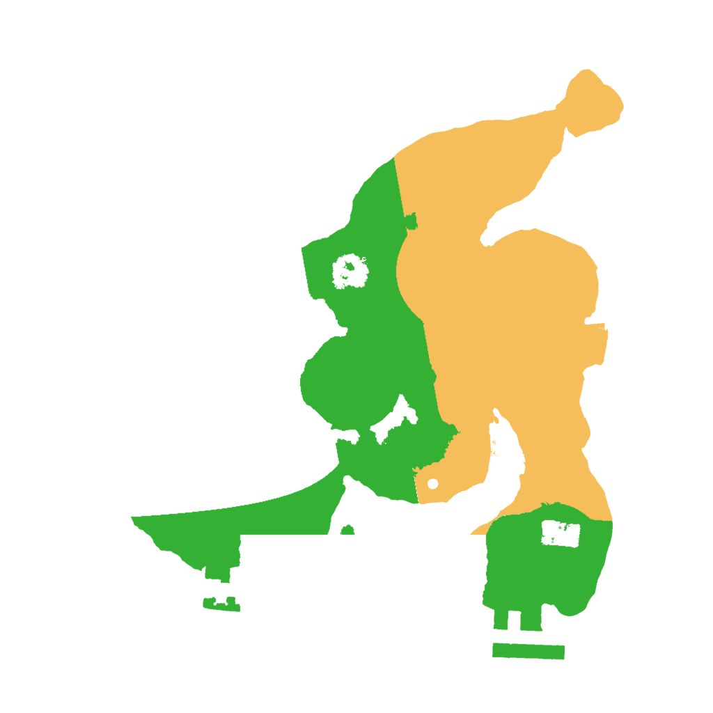 Biome Rust Map: Procedural Map, Size: 2000, Seed: 7812