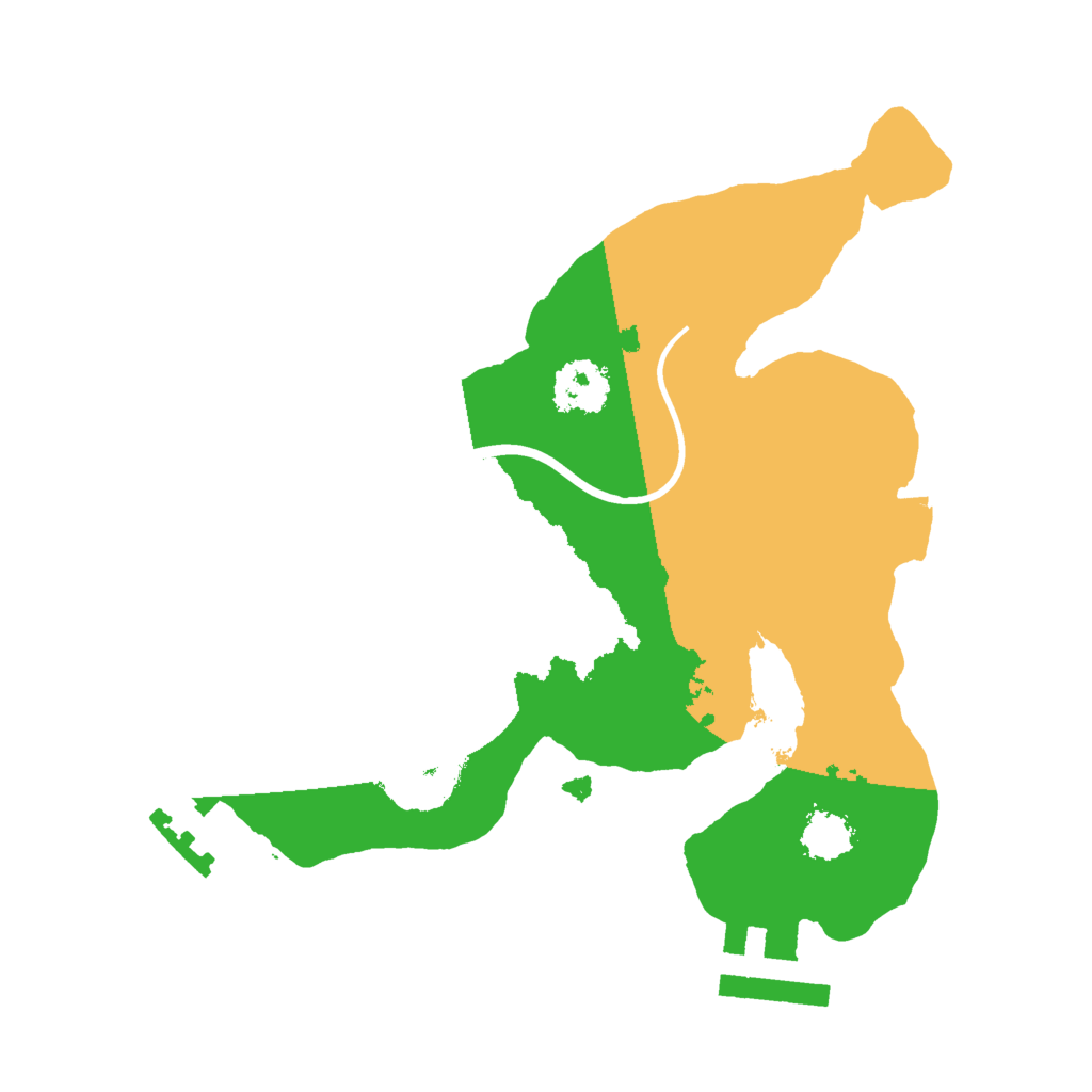 Biome Rust Map: Procedural Map, Size: 2000, Seed: 7812