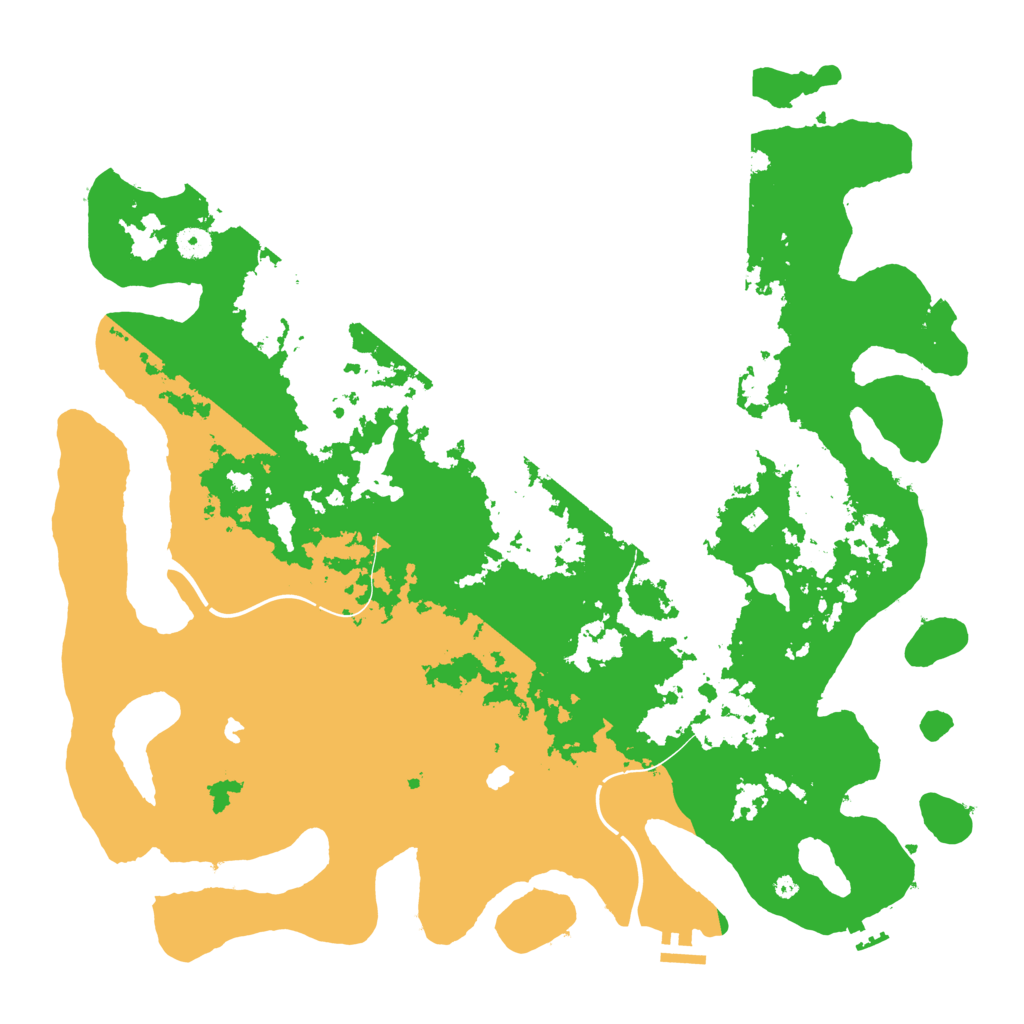 Biome Rust Map: Procedural Map, Size: 4550, Seed: 1738845682