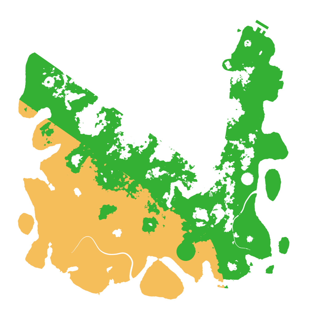 Biome Rust Map: Procedural Map, Size: 4500, Seed: 1720992156