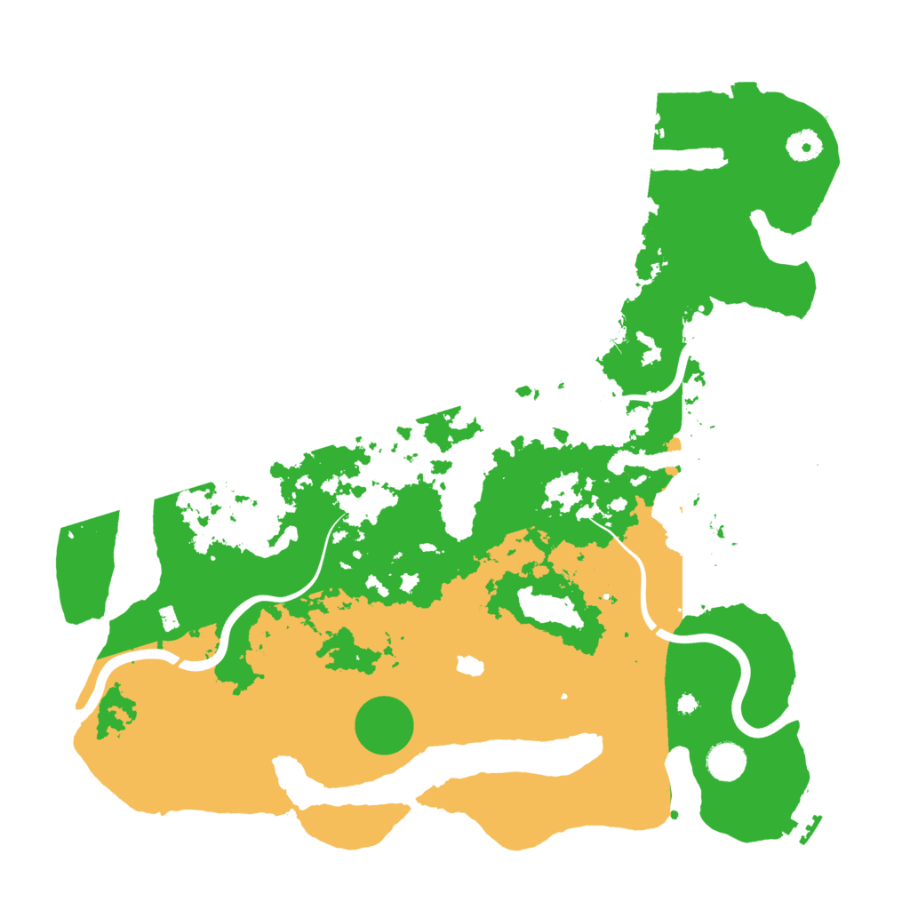 Biome Rust Map: Procedural Map, Size: 4090, Seed: 836199266