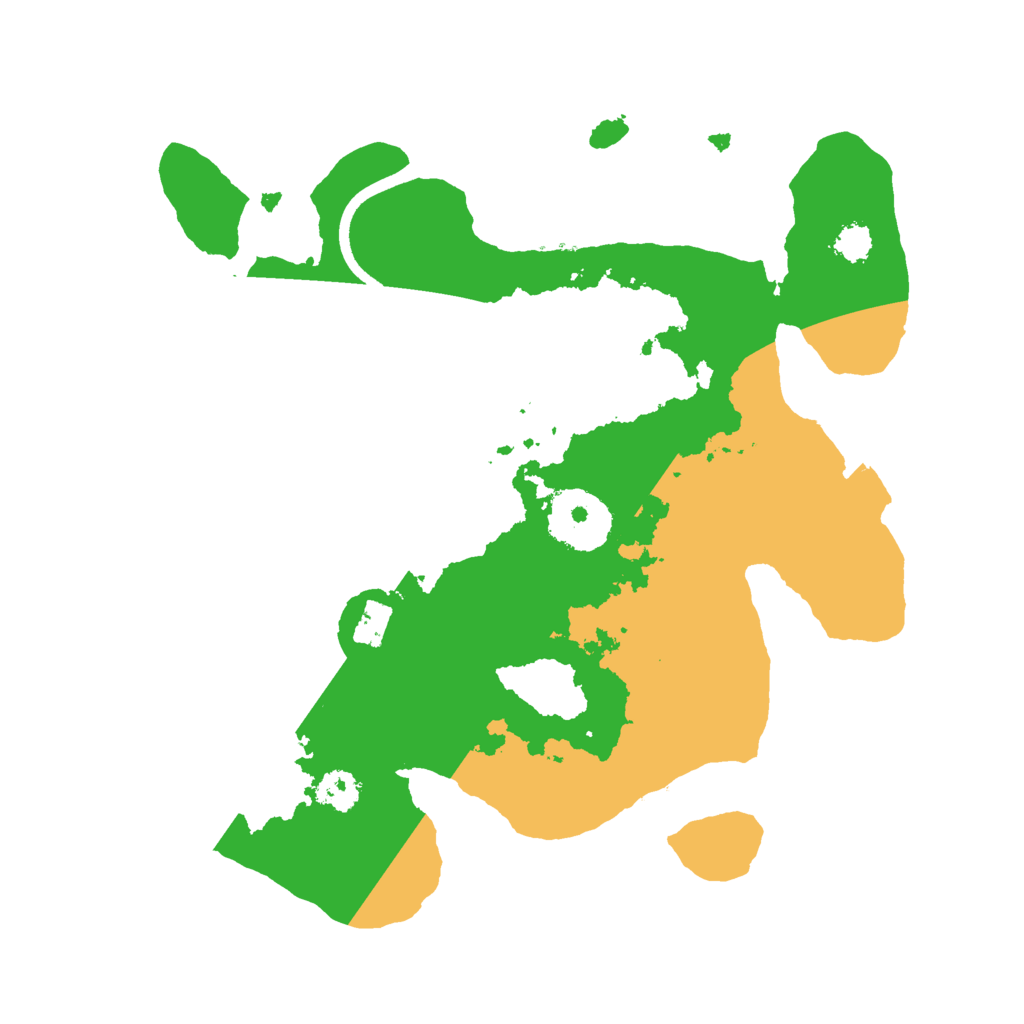 Biome Rust Map: Procedural Map, Size: 2500, Seed: 1444135461