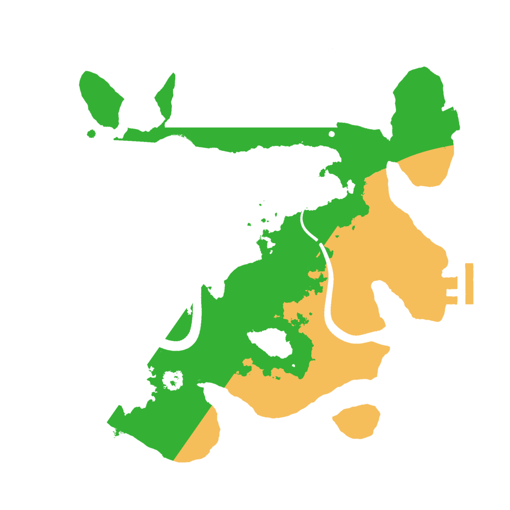 Biome Rust Map: Procedural Map, Size: 2500, Seed: 1444135461