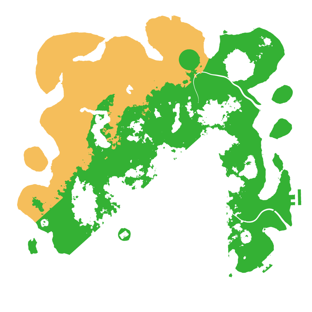 Biome Rust Map: Procedural Map, Size: 4000, Seed: 1591104204