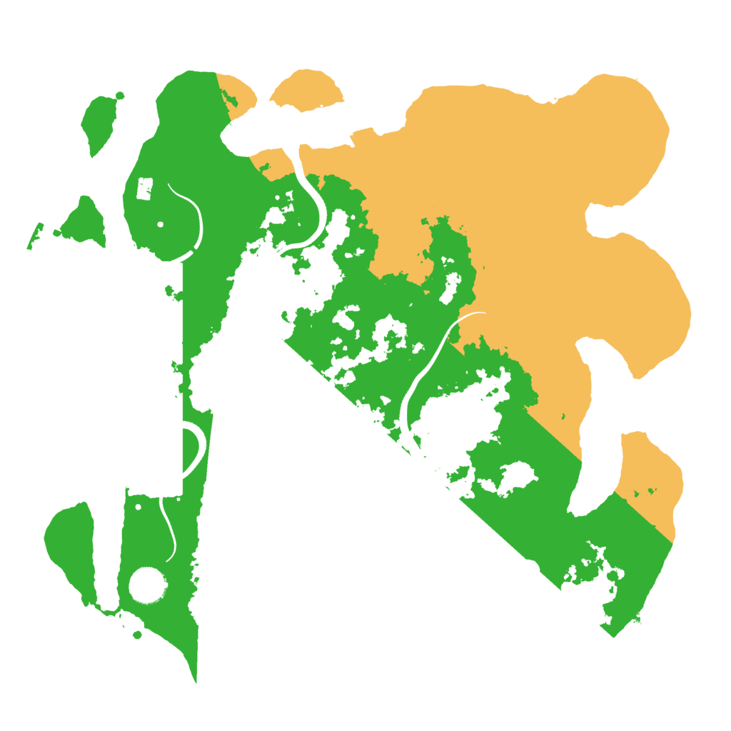 Biome Rust Map: Procedural Map, Size: 3500, Seed: 1666256638