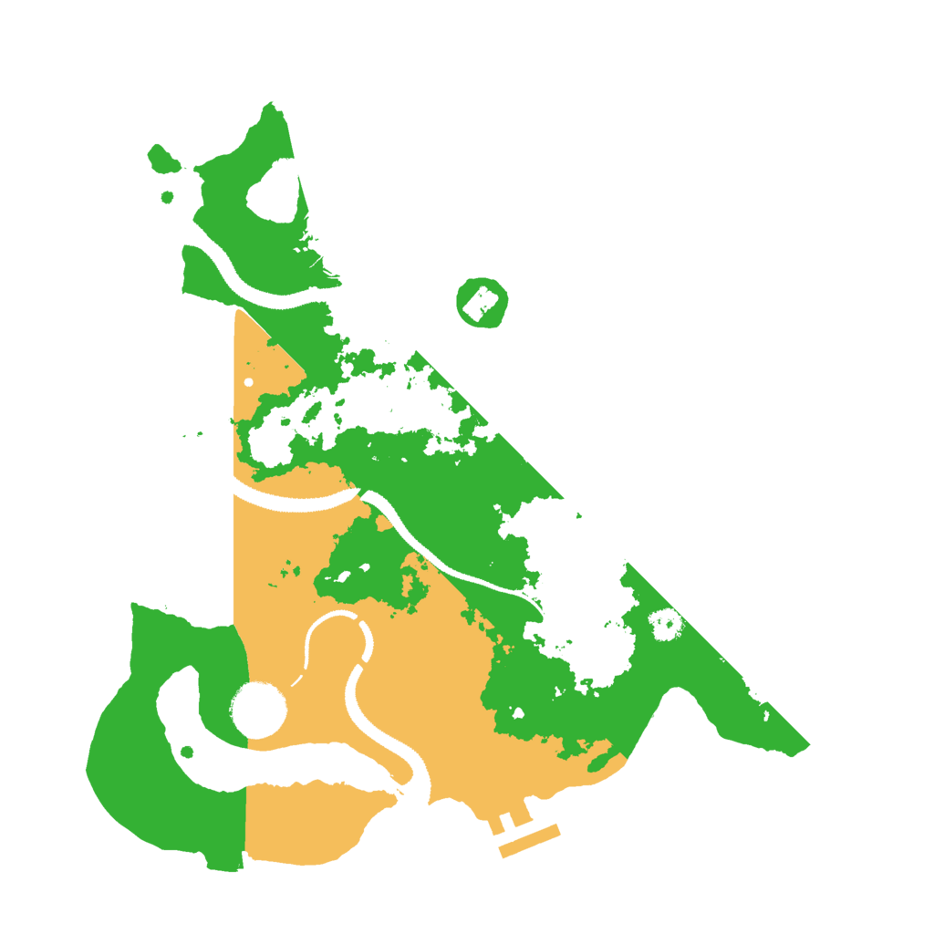 Biome Rust Map: Procedural Map, Size: 3000, Seed: 5550049